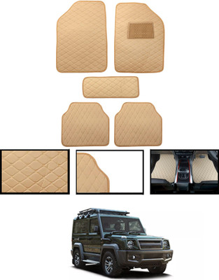 MSNP Leatherite Standard Mat For  Force Gurkha(Beige)