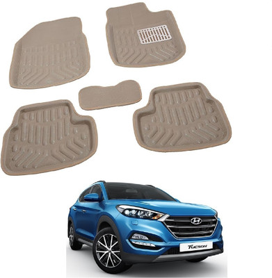 ROSHNEER ENTERPRISES PVC 3D Mat For  Hyundai Tuscon(Beige)