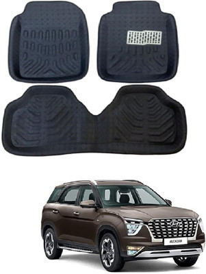 ROSHNEER ENTERPRISES PVC 3D Mat For  Hyundai Alcazar (6 Seater)(Black)
