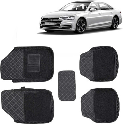 TOFIT ENTERPRISE Leatherite 7D Mat For  Audi A8(Black)