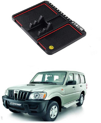 GS Grow n Shine Rubber Standard Mat For  Mahindra Scorpio(Black)