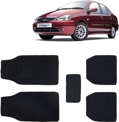 Kingsway Fabric Standard Mat For  Tata Indigo(Black)