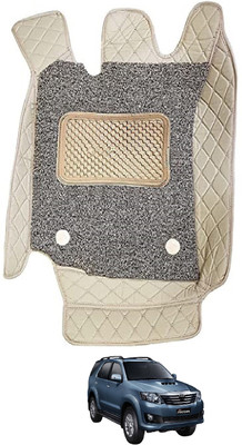 Euro Care Leatherite 7D Mat For  Toyota Fortuner Old(Beige)