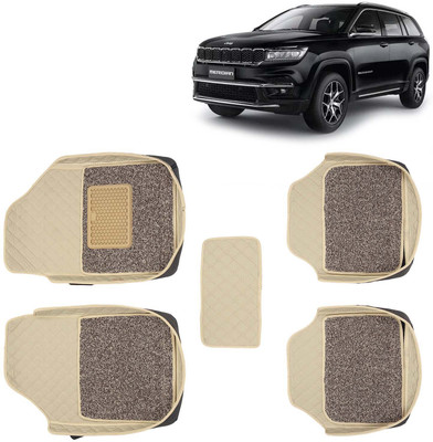 Kingsway Leatherite 7D Mat For  Jeep Jeep(Beige)