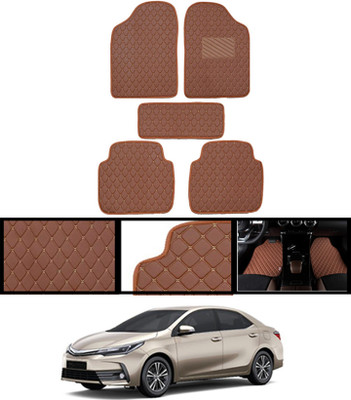 ABJD Leatherite Standard Mat For  Toyota Altis(Orange)