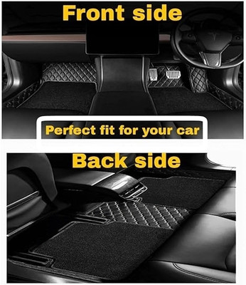 AUTOMOXCO Leather 7D Mat For  Maruti Suzuki XL6(Black)