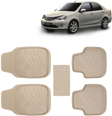 Kingsway PVC Tray Mat For  Toyota Etios(Beige)