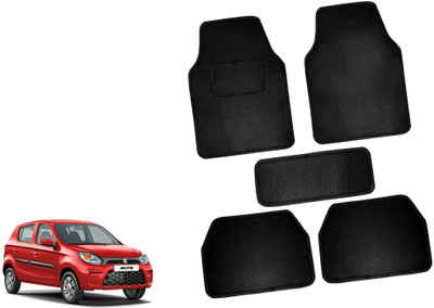 AUTO PEARL Polyester Standard Mat For  Maruti Alto 800(Black)