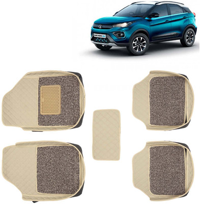 Kingsway Leatherite 7D Mat For  Tata Nexon EV(Beige)