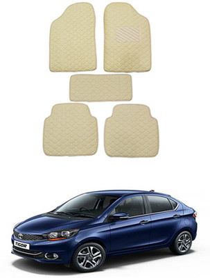 MATIES Leatherite Standard Mat For  Tata Tigor(Beige)