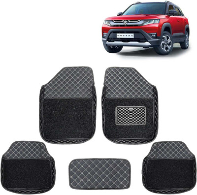 Kingsway Leatherite 7D Mat For  Maruti Suzuki New Brezza(Black)