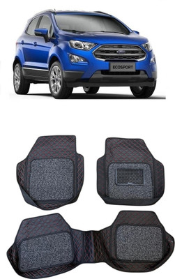 ARNEJA Leatherite 7D Mat For  Ford Ecosport(Red, Black)