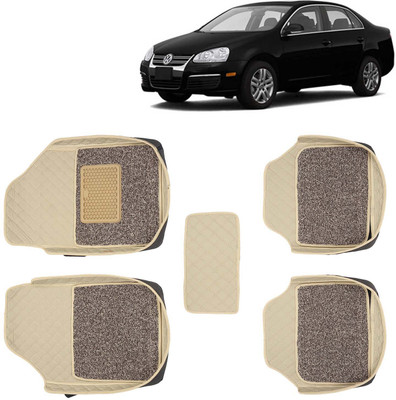 Kingsway Leatherite 7D Mat For  Volkswagen Jetta(Beige)