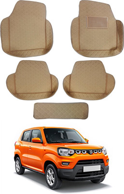MATIES Leatherite 7D Mat For  Maruti Suzuki S-Presso(Beige)