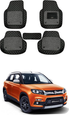 onefit enterprises Leatherite 7D Mat For  Maruti Suzuki Vitara Brezza, New Brezza(Black)