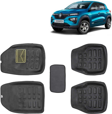 Kingsway PVC 3D Mat For  Renault Kwid(Black)
