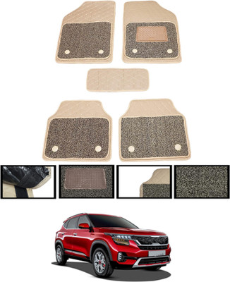 MSNP Leatherite 7D Mat For  Kia Seltos(Beige)