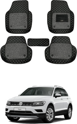 RKPSP Leatherite 7D Mat For  Volkswagen Tiguan(Black)