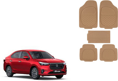 Autorepute Rubber Standard Mat For  Honda Amaze(Beige)