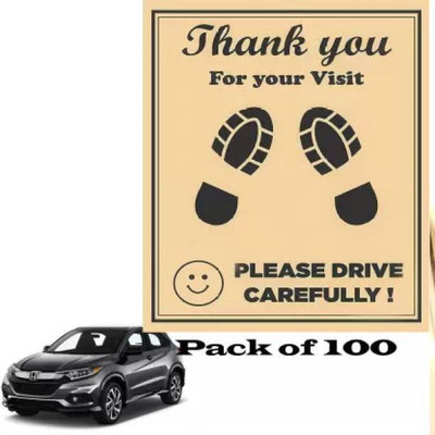 XONYSTAR Paper Disposable Paper Mat For  Universal For Car(Brown)