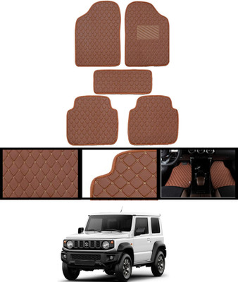 MATIES Leatherite Standard Mat For  Maruti Jimny(Brown)