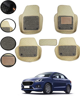 zplus Leatherite 7D Mat For  Maruti Suzuki Swift Dzire(Beige)