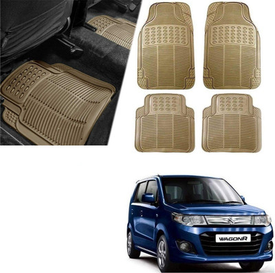 Znee Smart Rubber Standard Mat For  Universal For Car(Beige)