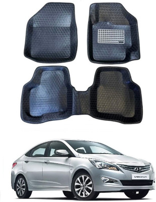 ARNEJA Polyutherine 5D Mat For  Hyundai Fluidic Verna 4S(Black)