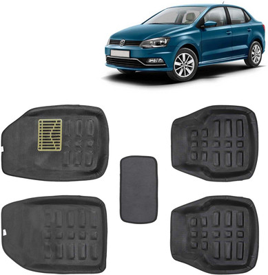 Kingsway PVC 3D Mat For  Volkswagen Ameo(Black)