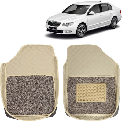 Kingsway Leatherite 7D Mat For  Skoda Superb(Beige)