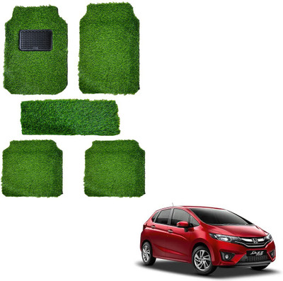 Oshotto Rubber, Plastic Standard Mat For  Honda Jazz(Green)