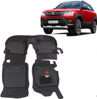 FF TRADERS Leatherite 7D Mat For  Maruti Suzuki New Brezza(Black)