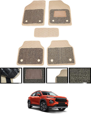 monolive Leatherite Standard Mat For  Toyota Universal For Car(Beige)