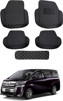 MATIES Leatherite 7D Mat For  Toyota Vellfire(Black)