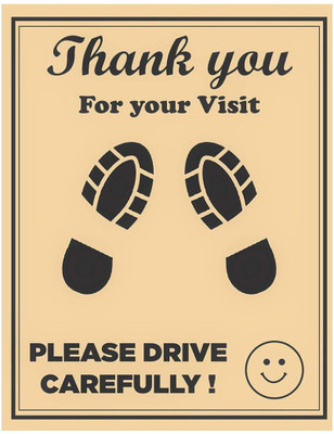 Puretouch Paper Disposable Paper Mat For  Universal For Car(Brown)