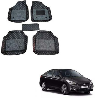 KUNTAIL ENTERPRISES Leatherite 7D Mat For  Universal For Car(Black)