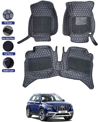MATIES Leatherite 8D Mat For  Hyundai Venue(Black)