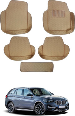 RKPSP Leatherite 7D Mat For  BMW Universal For Car(Beige)