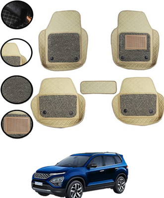 MATIES Leatherite 7D Mat For  Tata Safari(Beige)