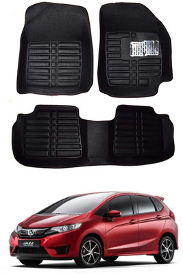 Autorepute PVC 5D Mat For  Honda Jazz(Black)