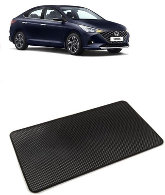 arneja trading company Rubber Standard Mat For  Hyundai Verna(Black)