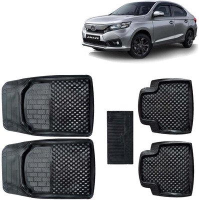 Kingsway PVC Tray Mat For  Honda Amaze(Black)