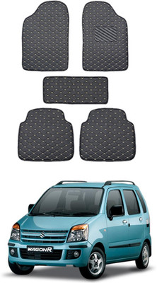 MATIES Leatherite Standard Mat For  Maruti Suzuki Universal For Car(Black)