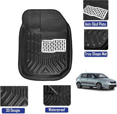 MATIES Plastic 3D Mat For  Fabia(Black)