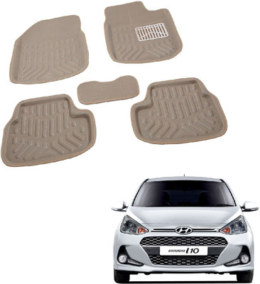 ROSHNEER ENTERPRISES PVC 3D Mat For  Hyundai i10(Beige)