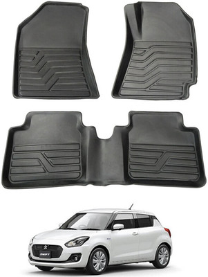 MATIES PVC Tray Mat For  Maruti Swift(Black)