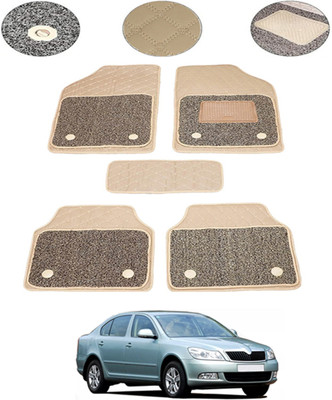 MSNP Leatherite 7D Mat For  Skoda Laura(Beige)