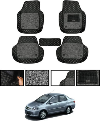 MATIES Leatherite 7D Mat For  Honda City ZX(Black)