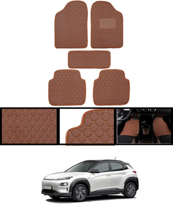 CCMM Leatherite Standard Mat For  Hyundai Kona Electric(Brown)