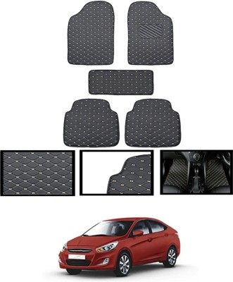 AYW Leatherite Standard Mat For  Hyundai Verna(Beige)